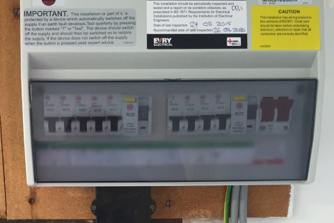 Electrical work by DSC Complete Building Solutions